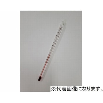 短型 赤液 棒状温度計 東亜計器