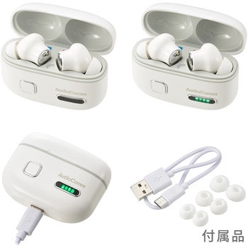 完全ワイヤレス集音器 通話・音楽対応 オーム電機