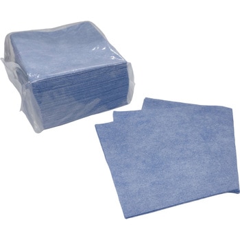 ウエス ハードワイプアルファ ブルー 4ツ折  60枚×18袋(1080枚) 橋本クロス