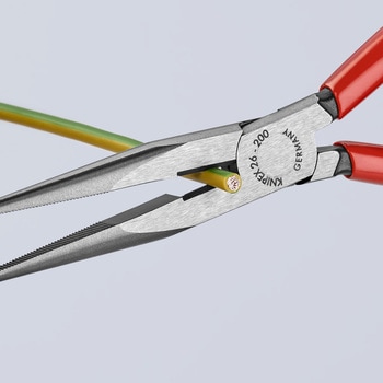 ロングラジオペンチ グリップ：ソフトプラスチックコーティング - KNIPEX(クニペックス)