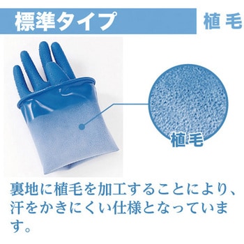 超強力耐酸手袋 エフテロングローブ ハナキゴム