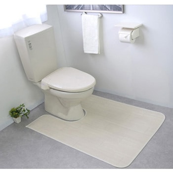 拭けるマットシリーズ ホワイトアッシュ トイレマット 三愛繊維