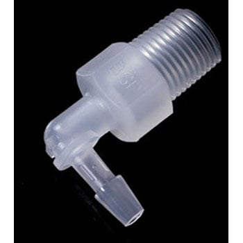 PP R1/8オスネジ付きL型アダプター 10個入 アイシス