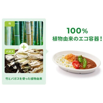 カレー容器 白色 パックスタイル