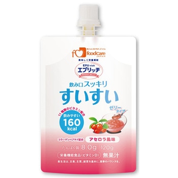 エプリッチすいすいパウチゼリー 120g 36袋入 フードケア