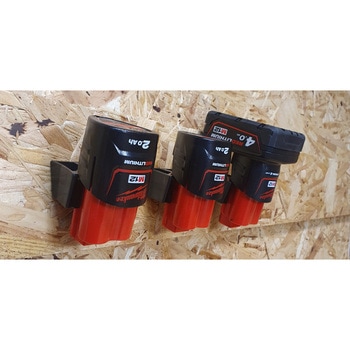 バッテリーマウントミルウォーキー12V用(6個入り) ステルスマウント