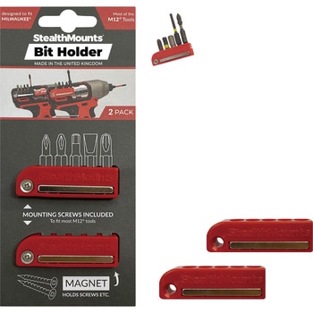マグネットビットホルダーミルウォーキー18V用(2個入り) - ステルスマウント
