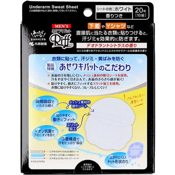 メンズあせワキパットRiff 小林製薬