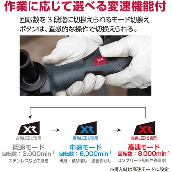 18V充電式ディスクグラインダー 京セラ(旧RYOBI電動工具)