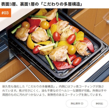 グリルのお手入れ簡単焼魚トレー アイメディア