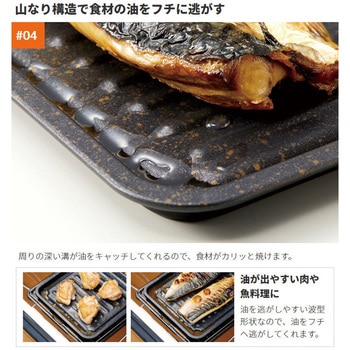 グリルのお手入れ簡単焼魚トレー アイメディア