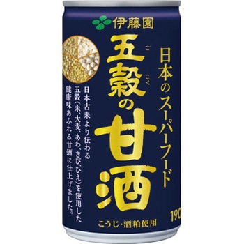 61827 缶五穀の甘酒190 1箱(190g×30本) 伊藤園 【通販モノタロウ】