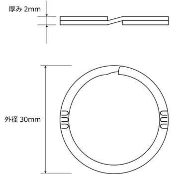 コブラステッチキーリング 三友