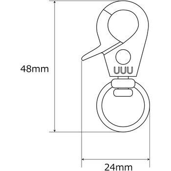 スパイラルウォレットチェーン 三友