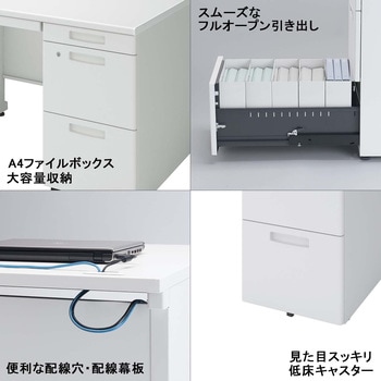 デスク INVENT 両袖147(配送時組立サービス付き) コクヨ