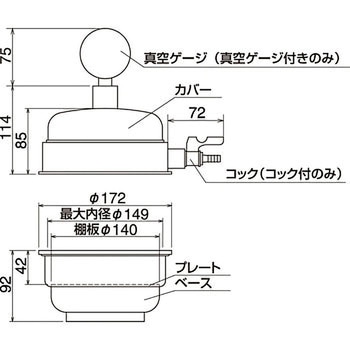 ポリカデシケーターミニ サンプラテック