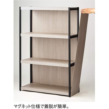 間仕切ラック本体(23345-30)用オプション 3段用バックパネル ストア・エキスプレス