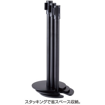 スタッキングベルトパーティション ステンレスベース 3台組 ストア・エキスプレス