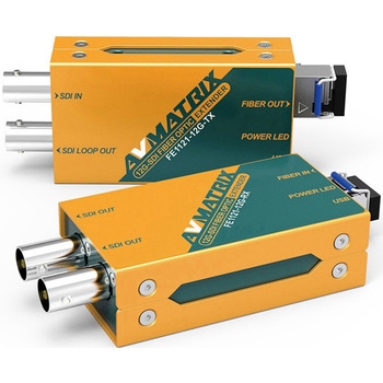 AVMATRIX リクロック搭載12G-SDI光延長器 ADTECHNO(エーディテクノ)