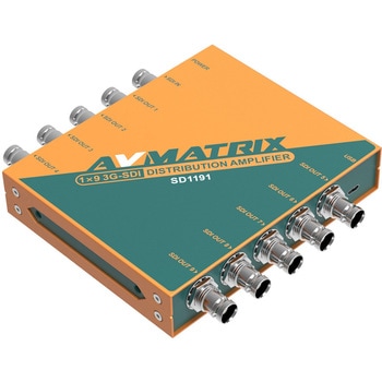 SD1191 AVMATRIX リクロック搭載3G-SDI 9分配器 1個 ADTECHNO(エーディ