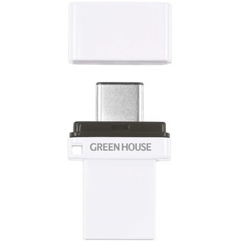 Type-C/A USB3.2 Gen1メモリー 32GB グリーンハウス