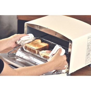 耐熱ガラス製トースター皿 3個セット HARIO
