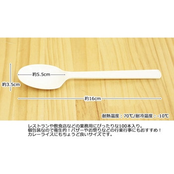 業務用プラスチックスプーン 中村