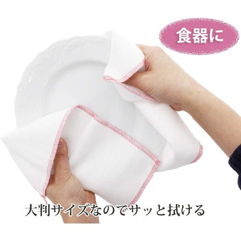 ふきん ドビー織り ホワイト 中村