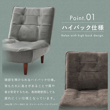 ハイバックソファ LULU-1p セルタン