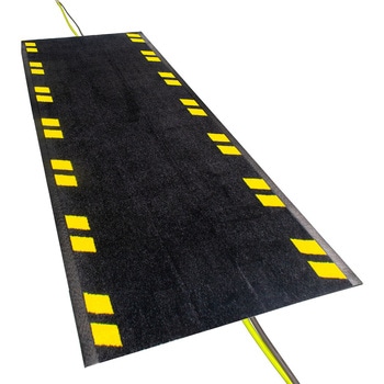 ケーブルマット1200x400mm セーフラン安全用品