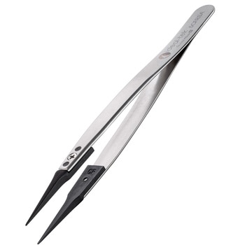 No.5 CFRカーボンファイバーピンセット(先端交換可能タイプ) Ideal-Tek