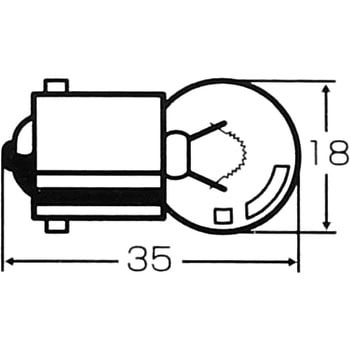 シングル球G18/ BA15s 12V(ブリスターパック) STANLEY(スタンレー電気)