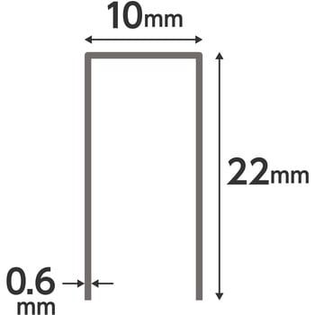 ステープル J線 モノタロウ