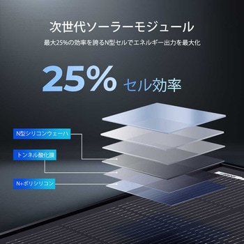 200W ShadowFluxシリーズ 影に強い N型 高効率ソーラーパネル RENOGY JAPAN