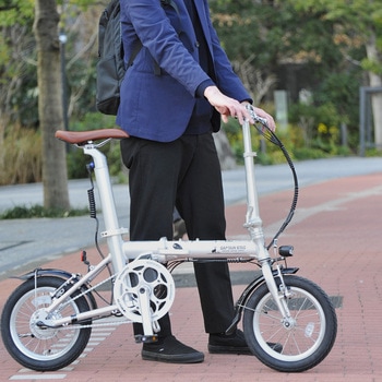 eリライト電動折りたたみ自転車14インチ - CAPTAIN STAG