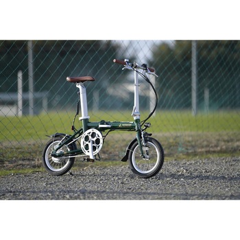 eリライト電動折りたたみ自転車14インチ CAPTAIN STAG