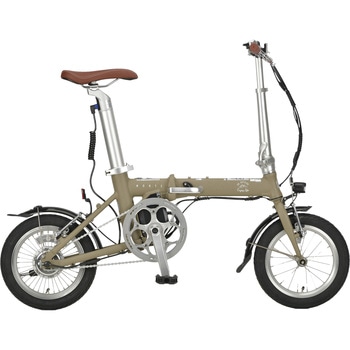 eリライト電動折りたたみ自転車14インチ CAPTAIN STAG