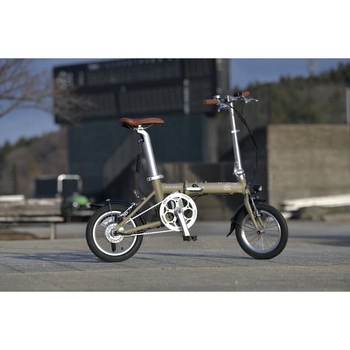 eリライト電動折りたたみ自転車14インチ CAPTAIN STAG