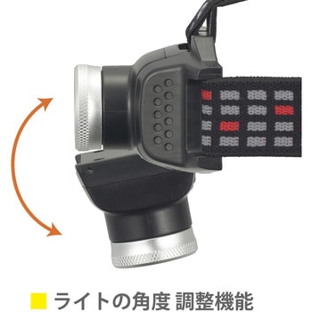 LEDヘッドライトUSB充電式400lm防水型 - オーム電機