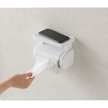 トイレペーパーホルダー棚付 オーエ