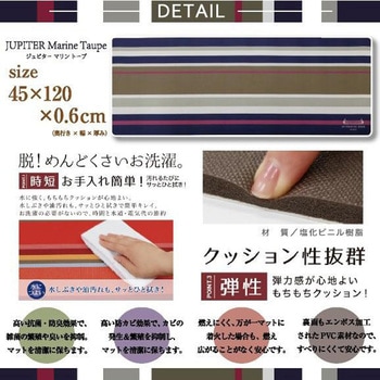 レトワール PVCキッチンマット ヨコズナクリエーション