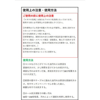 メタケの洗剤 石田化学工業