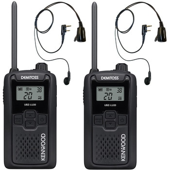 本体2台イヤホンマイク2本セットA KENWOOD