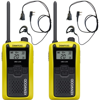 本体2台イヤホンマイク2本セットB KENWOOD