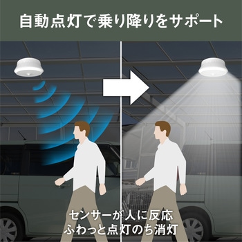 屋外用センサーシーリングライト リモコン付き ライテックス(ムサシ)
