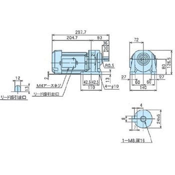 ☆未使用品☆HITACHI 日立産機システム ギヤモートル CA24-040-5 0 200V.4kW 4P 1/5 均一負荷用 ギヤモーター ギヤードモーター 74899