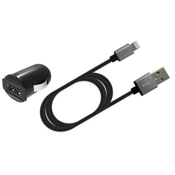 DC-2.4A-リバーシブルUSB 自動判定 インジケーター LNケーブル カシムラ