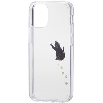 Iphone12 Mini ケース カバー アップルマーク リンゴマーク 背面クリア 透明 Tpu ポリカーボネート エレコム Iphoneケース 通販モノタロウ Pm 0atsga01