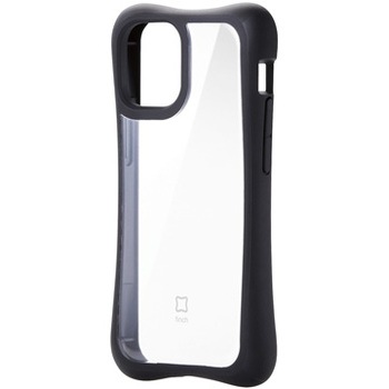 Iphone12 Mini ケース カバー 耐衝撃 横向き Tpu 持ちやすい ホールド感アップ エレコム Iphoneケース 通販モノタロウ Pm 0ahvhh3bk