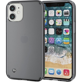 PM-A20AHVCBK iPhone12 mini �P�[�X �J�o�[ �ϏՌ� �|���J�[�{�l�[�g TPU �N���A ���� �G���R�� 58205709